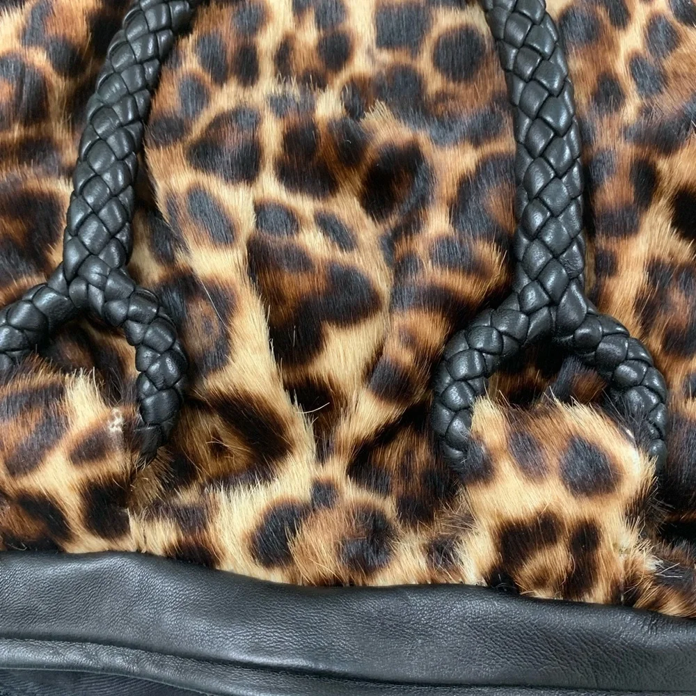 EliE Tahari pony hair handbag - Picture 4 of 7